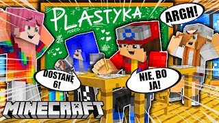 🎨🌈 NARYSOWALIŚMY MAJTKI?! *lekcja plastyki?!* | MINECRAFT EKSTRA SZKOŁA!