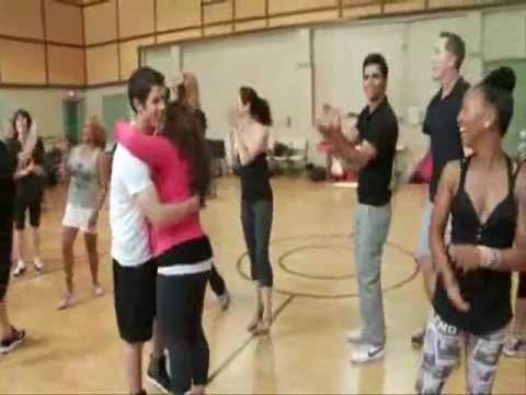 Nick Jonas Kissing his Hairspray Co-Star (Front Video)