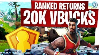 Ranked Mode is Back! 20,000 VBucks for the Winner and New Rules! - Fortnite Solo Showdown Blitz