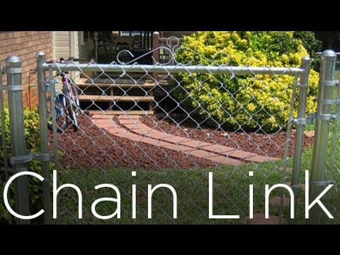 how to install chain link fence part 1 - youtube