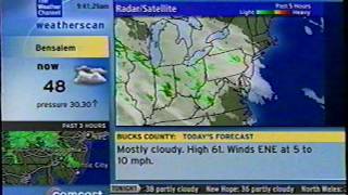 Weatherscan Bensalem, Pa - 3312007 - 936Am Et