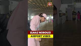 Elnaz Norouzi Spotted At Airport Stunning Glamorous Look Caught On Camera