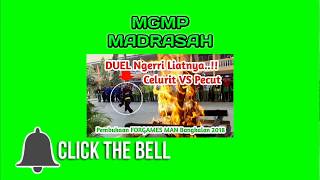 Ngerri Liatnya.. Duel Celurit Vs Pecut Siswa-Siswi Man Pada Pembukaan Forgames 2018