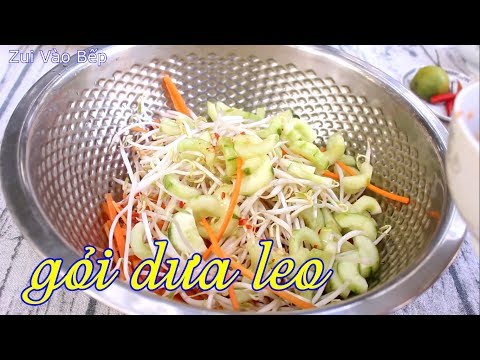 Cách làm gỏi dưa leo cà rốt