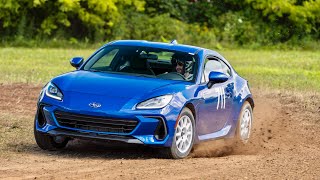 Rallying The Lifted Brz Slinging Dirt On All-Terrain Tires At An Scca Rallycross