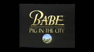 Babe Pig In The City Movie Trailer 1998 - Tv Spot