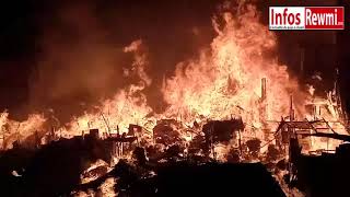 Urgent Incendie À La Salle De Vente De Dakar