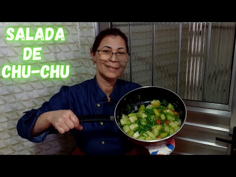 SALADA QUENTE DE CHU-CHU DELICIOSA!!!!!