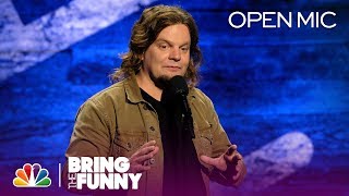 Stand-Up Comic Ismo Performs In The Open Mic Round - Bring The Funny Open Mic