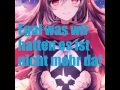 Nightcore * Vergiss mich * lyrics