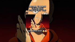 Saitama Vs Garou Face To Face For The First Time One Punch Man