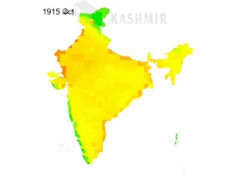 India&#039;s weather over a century