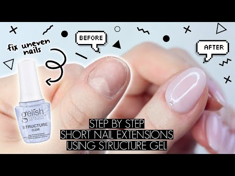 DIY SHORT GEL NAIL EXTENSIONS AT HOME | The Beauty Vault - YouTube