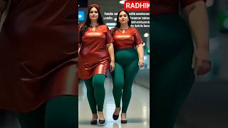 Ai Curvy Model Walking Outdoors In Glam Style Plus Size Fashion Radhika Blaze