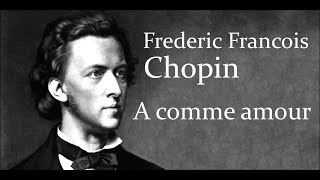 Фредерик Шопен. Frederic Chopin. A Comme Amour. Классическая Музыка. Richard Clayderman.