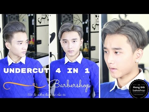 Những Mẫu Tóc Nam Đẹp Undercut 4 Trong 1 Màu Tóc Nâu Khói - Đẹp Trai Chào Mừng 8/3