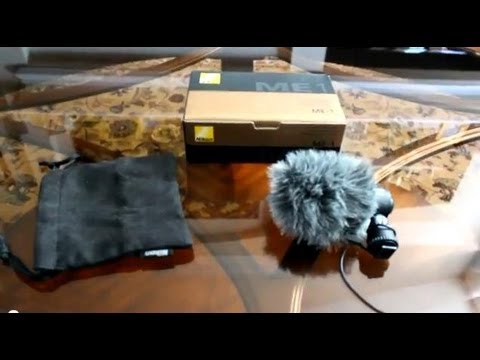 Nikon ME-1 external mic test with Micover Cover (HD)