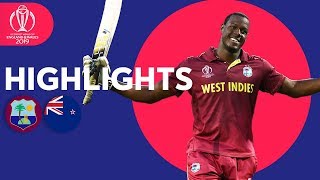 West Indies v New Zealand - Match Highlights | ICC Cricket World Cup 2019
