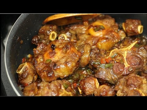 VIDEO : the best oxtail stew | avarese kitchen - ingredients list 1kgingredients list 1kgoxtailcooking oil 2 tablespoons sugar 1 onion 2 garlic cloves mixed bell peppers 1 teaspoon all purpose ...