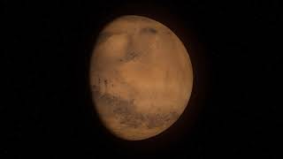 Planet Mars Rotating - 3D Render