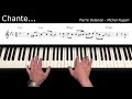 Chante comme si tu devais mourir (Chante la vie) - Michel Fugain - Piano Solo avec Partition