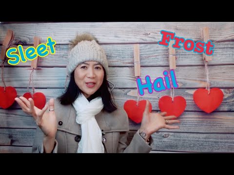 คำศัพท์ เกี่ยวกับอากาศหนาว Cold weather vocabulary (by Wishayada)