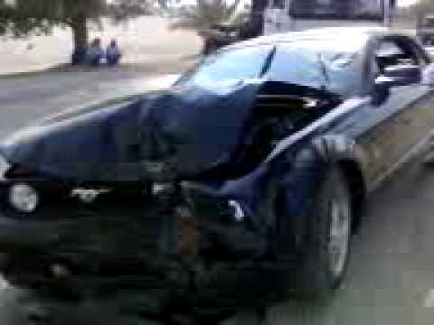 My Mustang Crash Accident