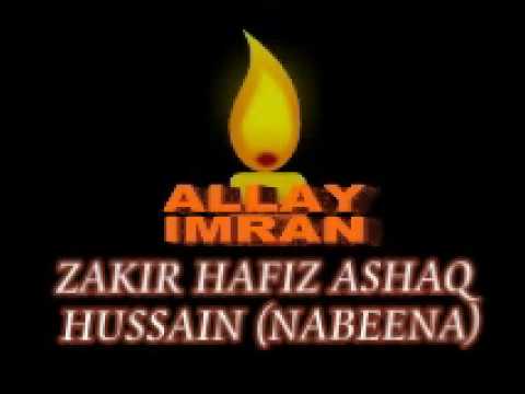 00732 YADGAR MAJLIS OF ZAKIR HAFIZ ASHAQ HUSSAIN NABEENA