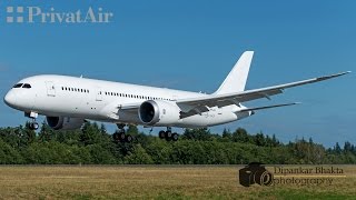 Hb-Jjj Privatairs First Vip Boeing 787-8 Dreamliner Bbj Ferry Flight From Pae To Charleston