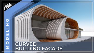 Curved Building Facade in ARCHICAD