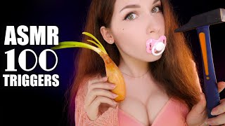 ASMR 100 TRIGGERS in 6 MINUTES 👴👶