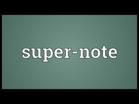 Header of Super-Note