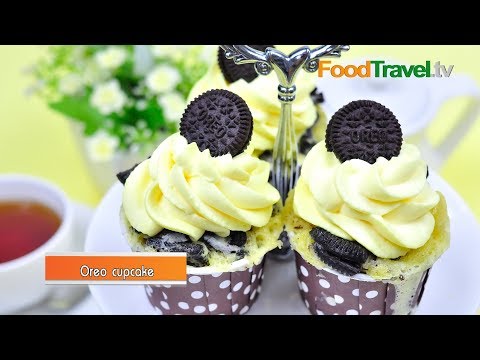 คัพเค้กโอริโอ Oreo Cupcake คัพเค้กไมโครเวฟ | FoodTravel