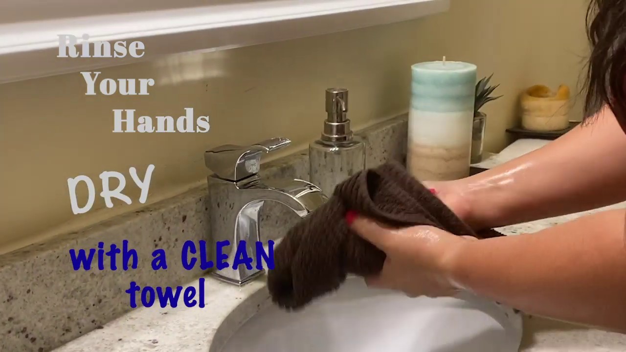 Proper handwashing