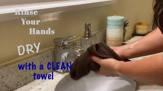 Proper handwashing