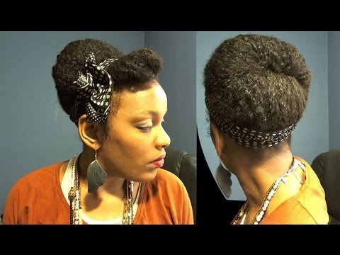 styles for brief black permed hair