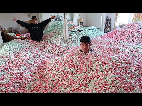WE CAN'T BELIEVE WE DID THIS IN OUR PARENTS ROOM..