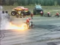 Yamaha R1 Fire Burnout at rev limit ☺