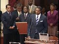 Title:Senator Ridley-Thomas honors PBS host Tavis Smiley Description:Video of Senator Ridley-Thomas presenting a resolution to PBS talk show host Tavis Smiley