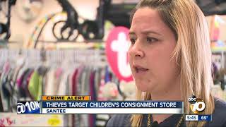 Thieves target children's consignment store