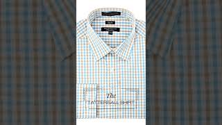 Timeless Elegance Tattersall Slim Fit Shirt By La Mode Mens Elevate Your Style Game