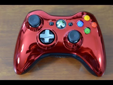Chrome Series Xbox 360 Controller: Red