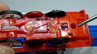 Thomas Reverses With Reed Switch And Latching Relay.