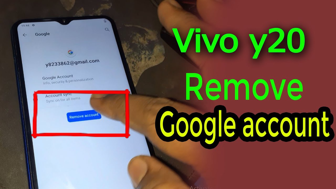 vivo y20 remove google account, how to remove google vivo y20 remove google account, how to remove google