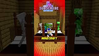 Le Lit Bleu Parfait Pour Sonic Dans Minecraft