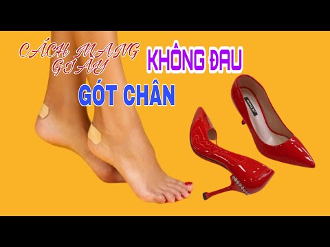 5 Cách Mang Giày Không Bị Đau Gót Chân Dễ Làm Nhất | Giày Bata Nữ HB
