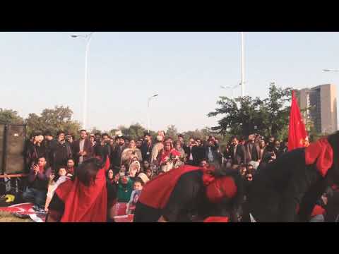 A beautiful street theatre Student Hoon Jinab played by Lal Hartal at Student Solidarity March