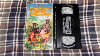 Opening To Disneys Sing Along Songs The Bare Necessities 1987 Vhs Canadian Copy