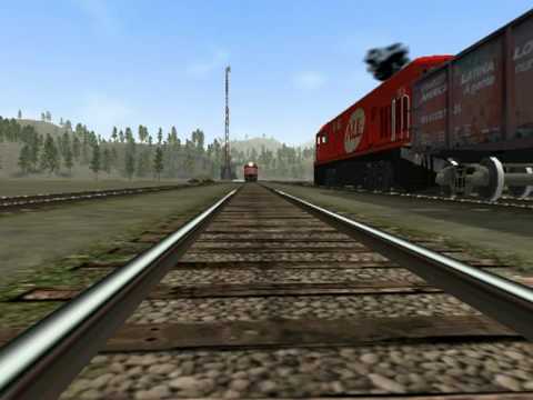 MSTS_Brasil # Cruzamentos de Trens ALL em #LLZ