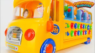 Learning Video Pororo The Little Penguin Toys For Kids - School Bus And Fire Truck!